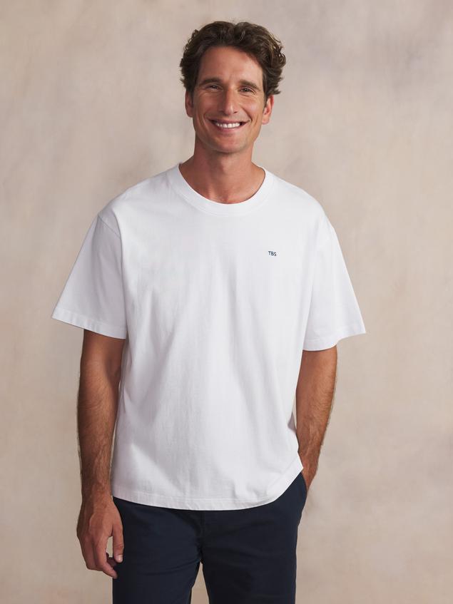 Tee-shirt en maille homme blanc ICONERON