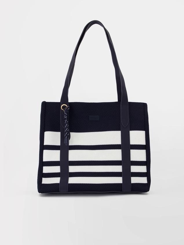 Sac Cabas Femme Knit Recyclé Rayé JAZOVER