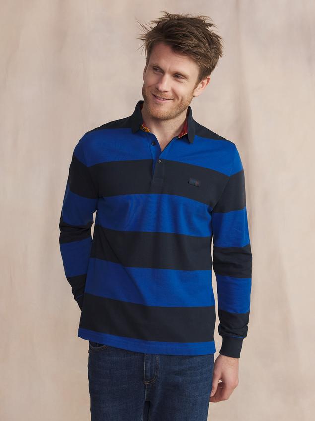 Polo Crepuscule Manches Longues Bleu MATIOPOL