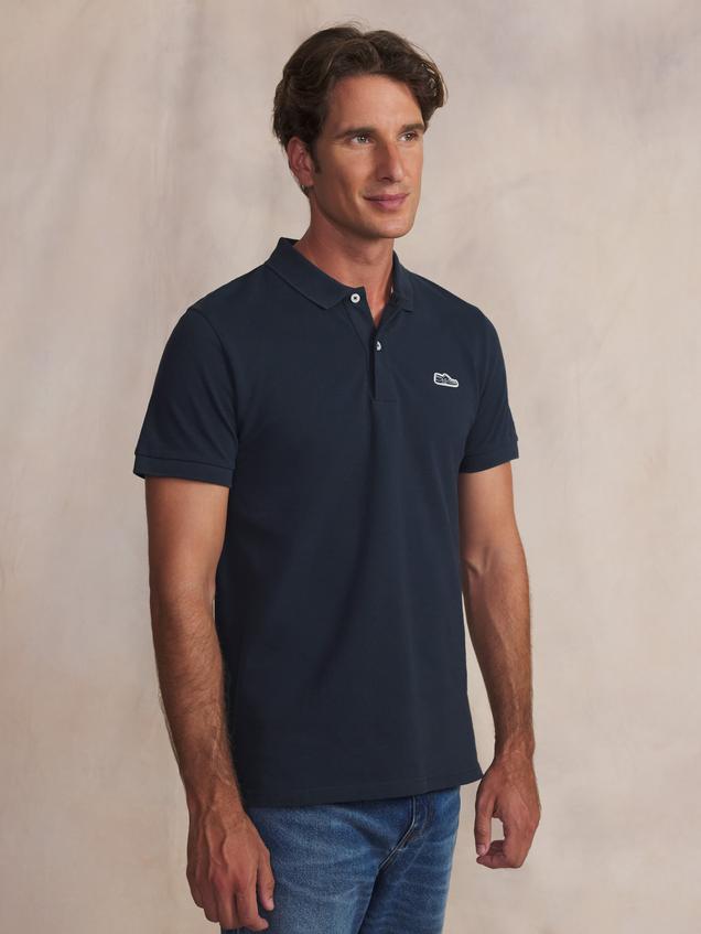 Polo homme navy ICONEPOL