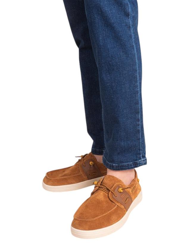 Chaussures Bateau Homme Textile Légères Caramel GEOBOAT