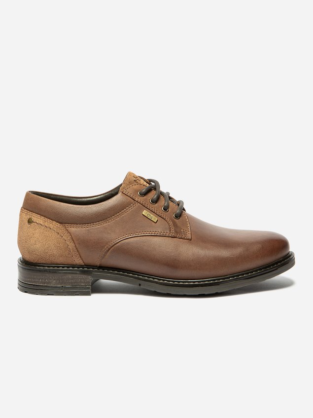 Derbies Homme Confort Cuir Marron