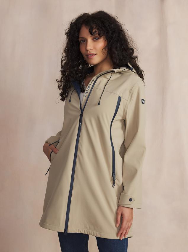 Manteau Avec Manches Beige DUNYAMAN