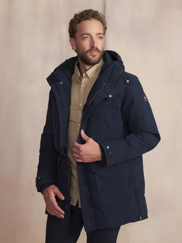 Manteau Homme Imperméable et Chaud Marine