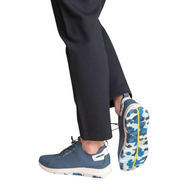Tennis Femme Textile Recyclé Bleu JELLINA
