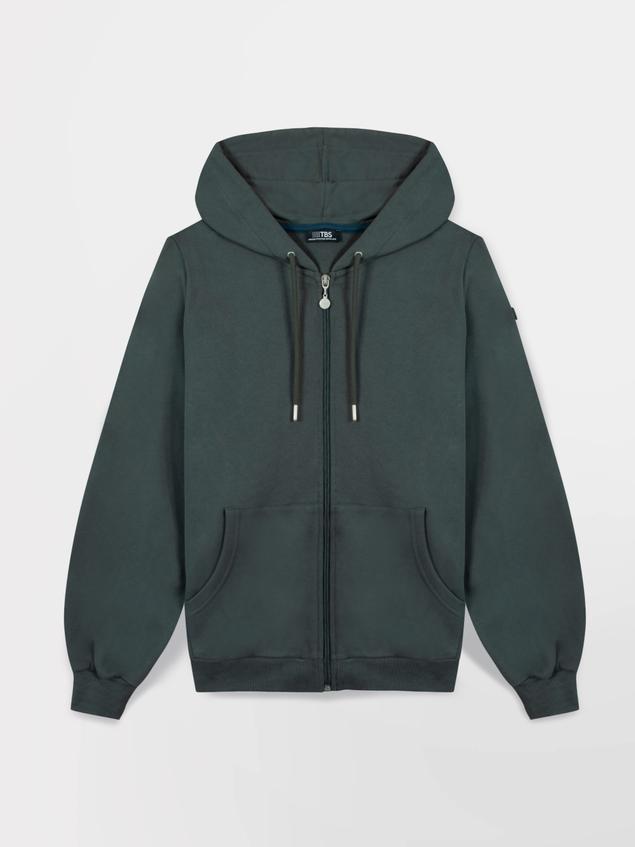 Sweat à capuche Zip Sapin Debrazip