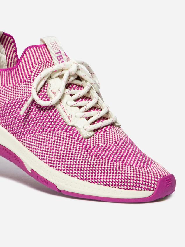 Running femme fuschia et creme JELLINA
