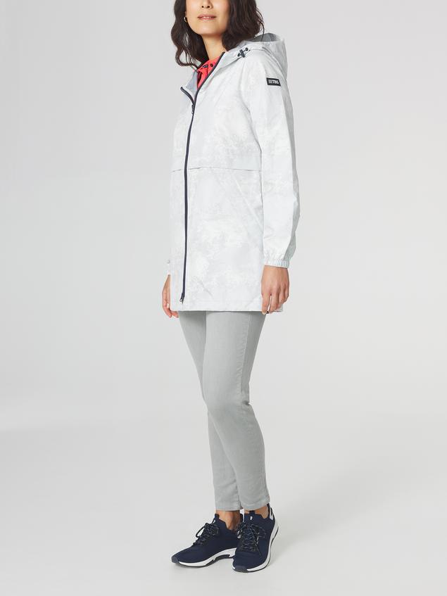 Manteau Femme Coutures étanches Membrane Imper-respirante Blanc MAGDAMAN