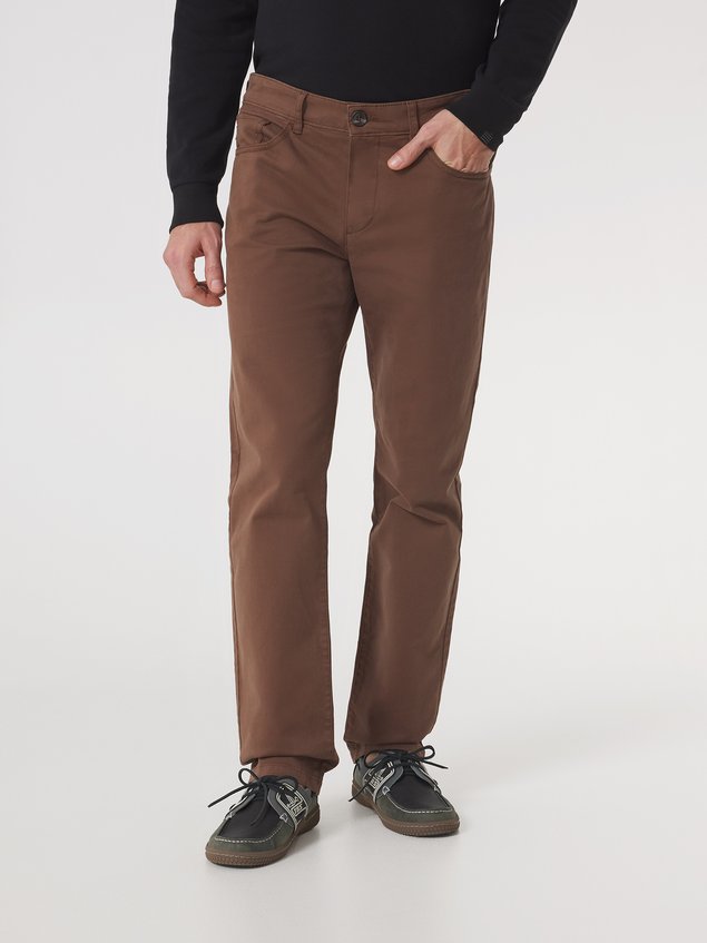 Pantalon Homme Coton Recyclé Marron FILAOPAN