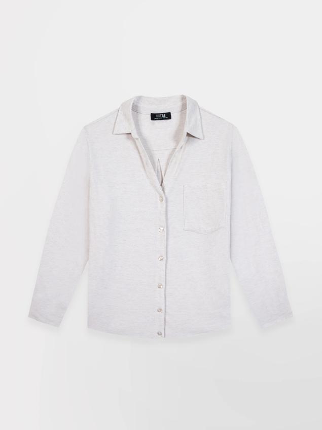 Chemise Femme Coton Biologique Blanc ADINACHE