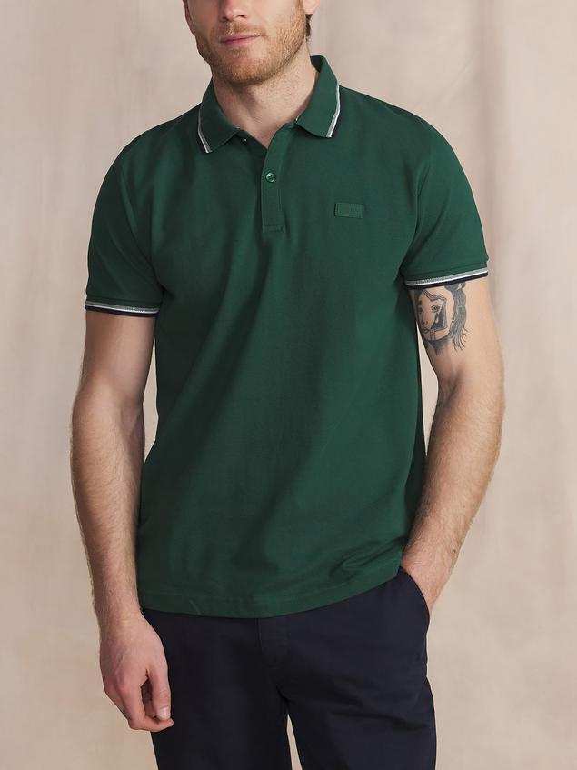 Polo Homme Coton Biologique Vert YVANEPOL