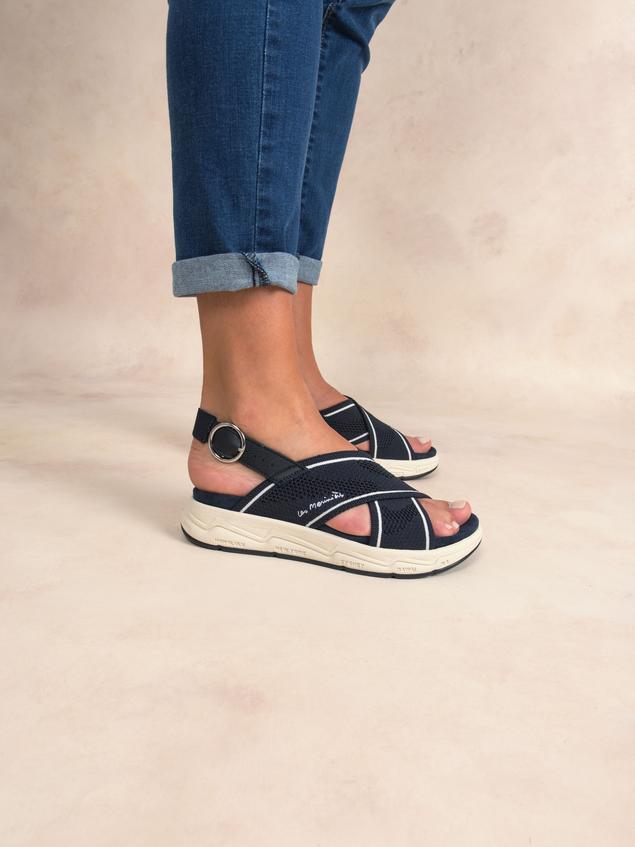 Sandales compensées femme baltic fonce LAIHONA