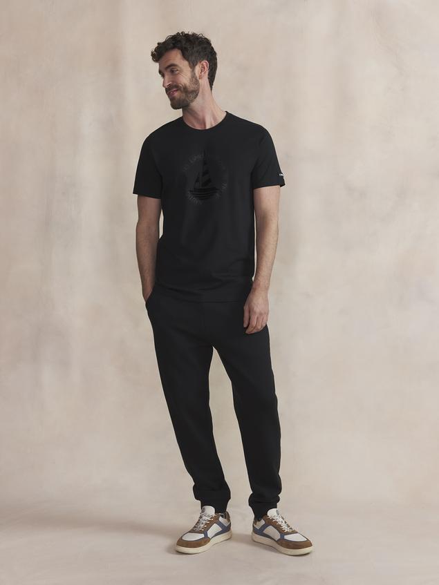 Tee Maille Homme Noir BRIANTEE