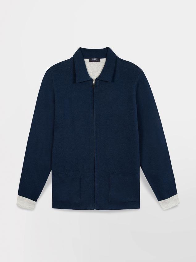 Gilet Marine Manches Longues Bleu PIARAGIL