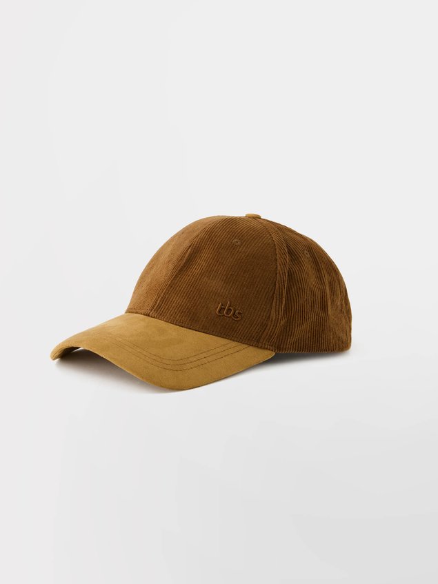 Casquette Homme Velours Côtelé Marron ULYSCAP