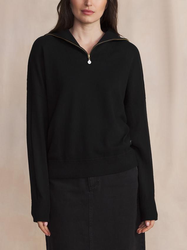 Pull femme Manches longues Noir ENOLACAM