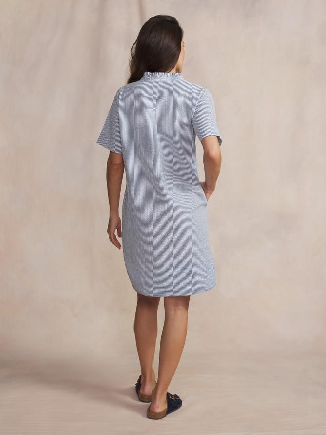 Robe courte femme chambray BABETROB