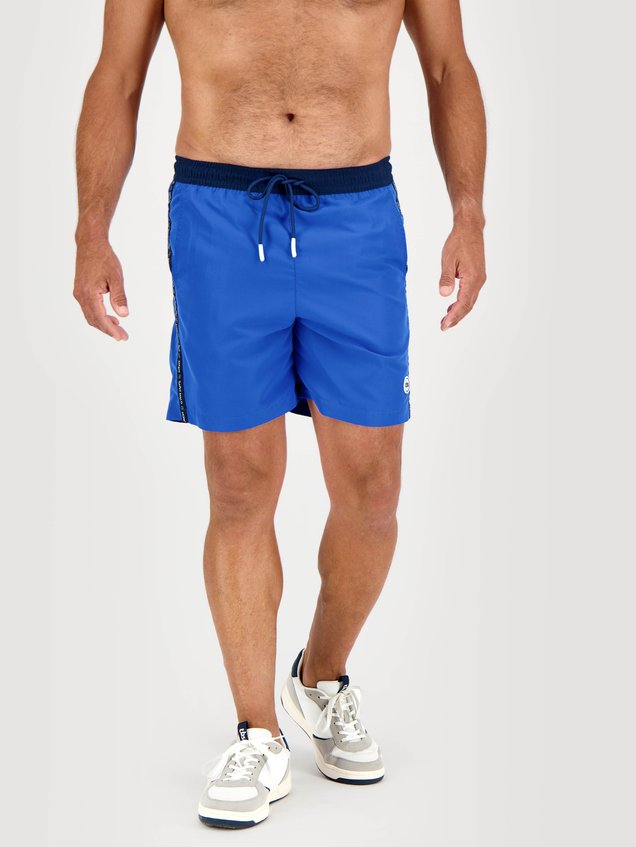 Short De Bain Homme Fabriqué en France Bleu