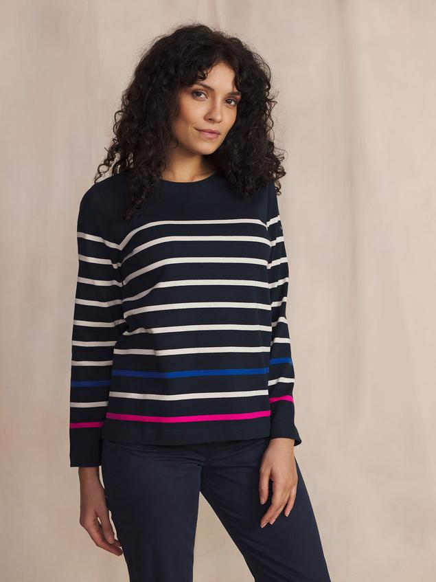 Sweat Marine Manches Longues Bleu LUISARON