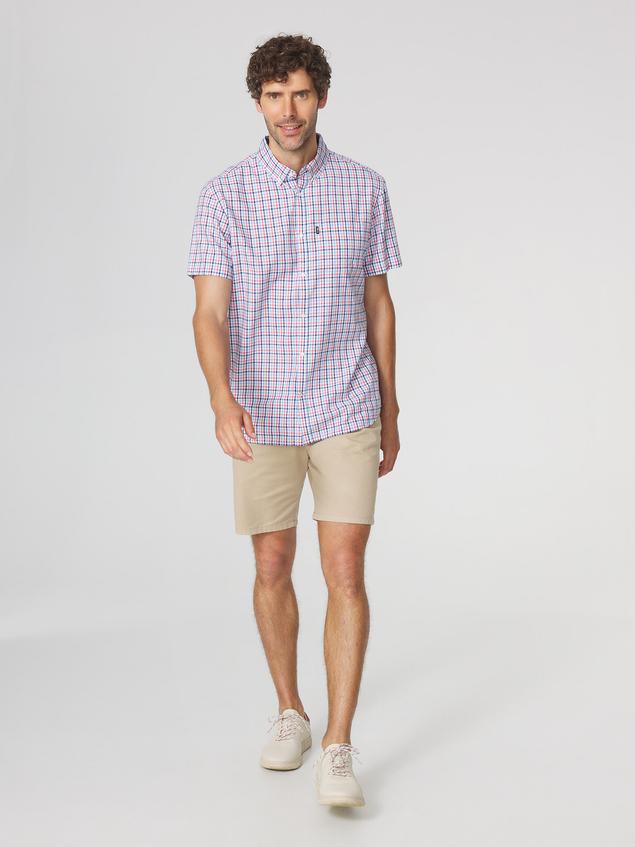 Chemise Homme Manches Courtes à Carreaux ORSONCHA