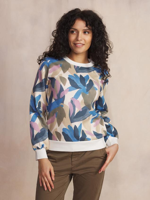 Sweat Manches Longues Blanc MANONRON