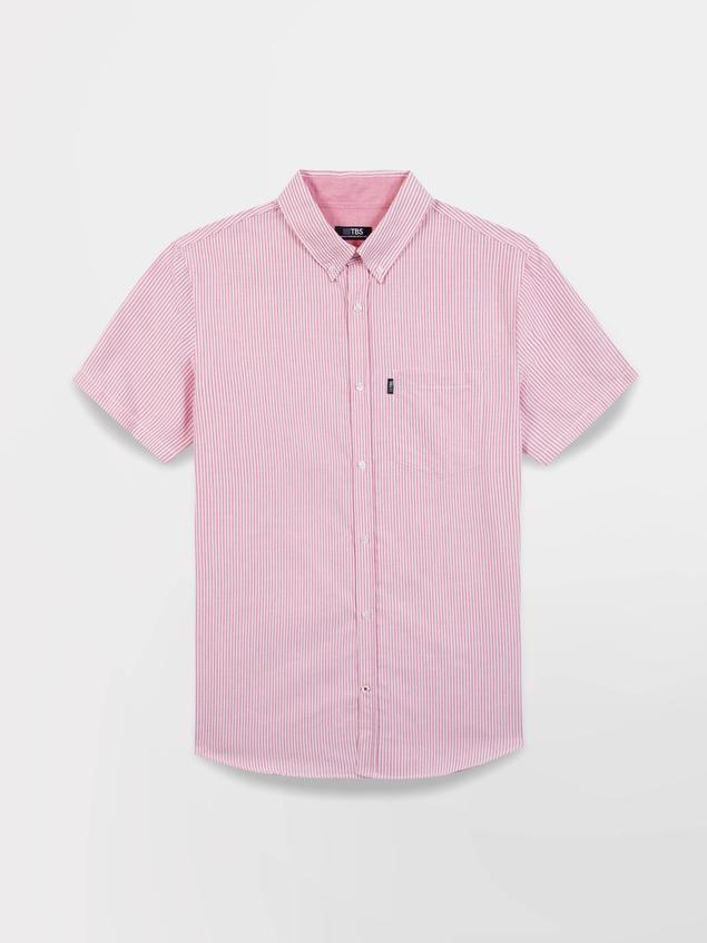 Chemise homme manche courte hibiscus ERWANCHA