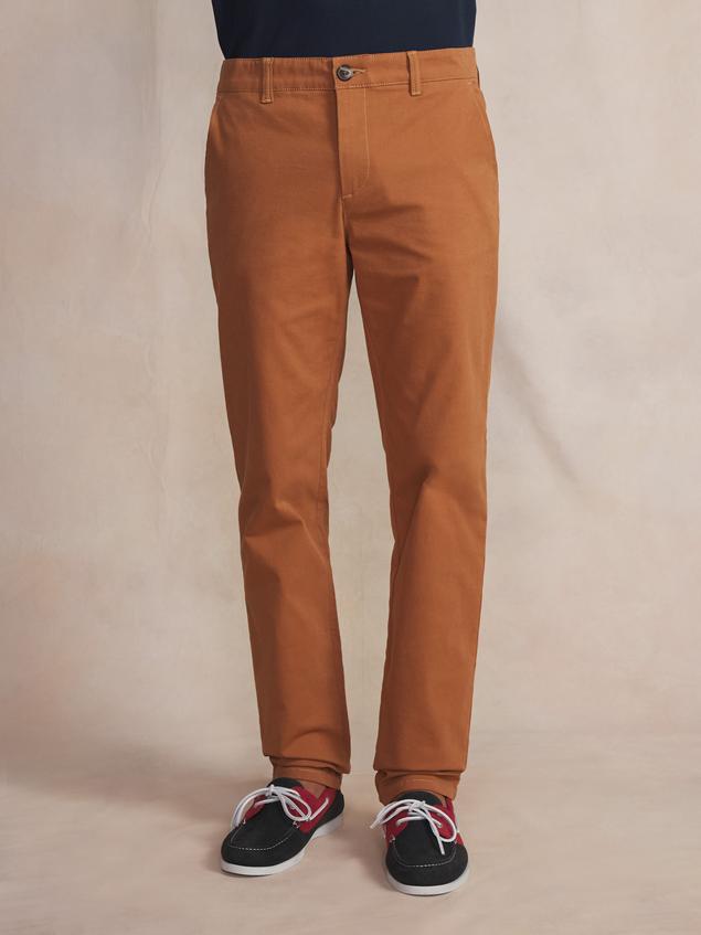 Chino homme marron teck PAVLOPAN
