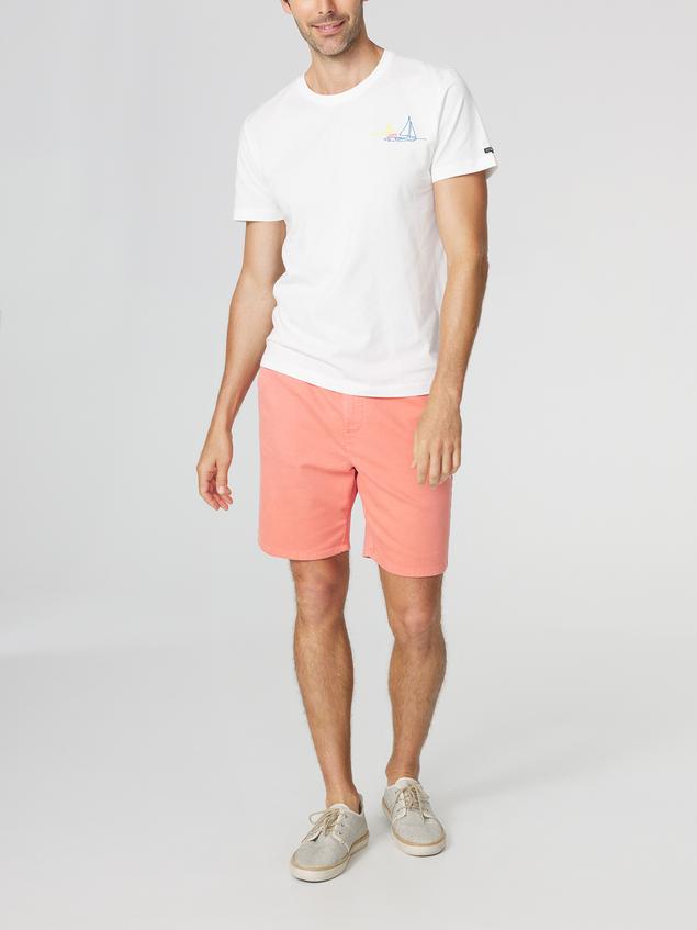 Bermuda Homme Cordon de ressérrage Rouge FOXEEBER