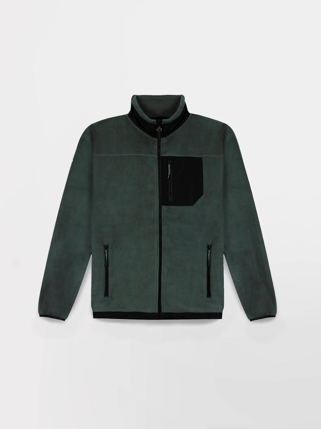 Sweat zippé Manches Longues Sapin Cadenzip