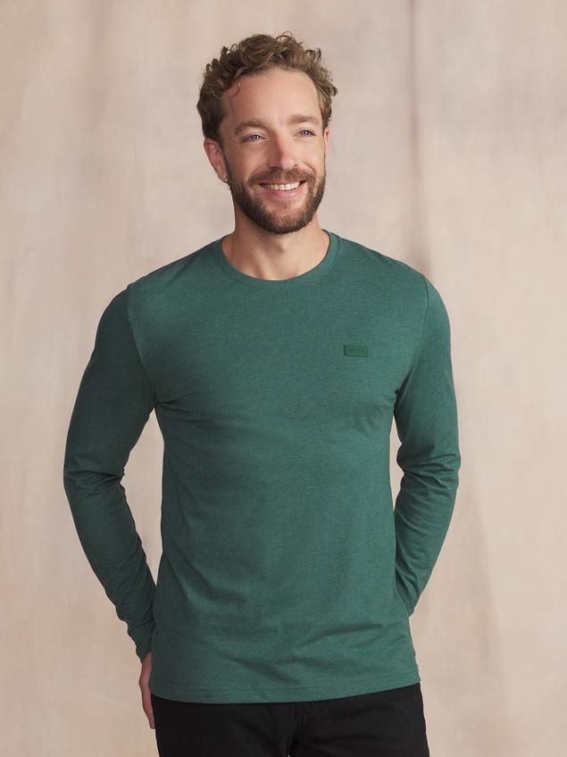T-Shirt Trefle Manches Longues Vert PIERELON