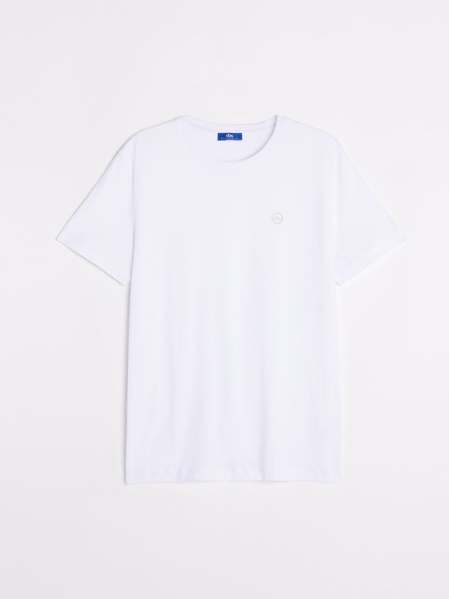 Tee-Shirt Homme Coton Recyclé Blanc PIERETEE