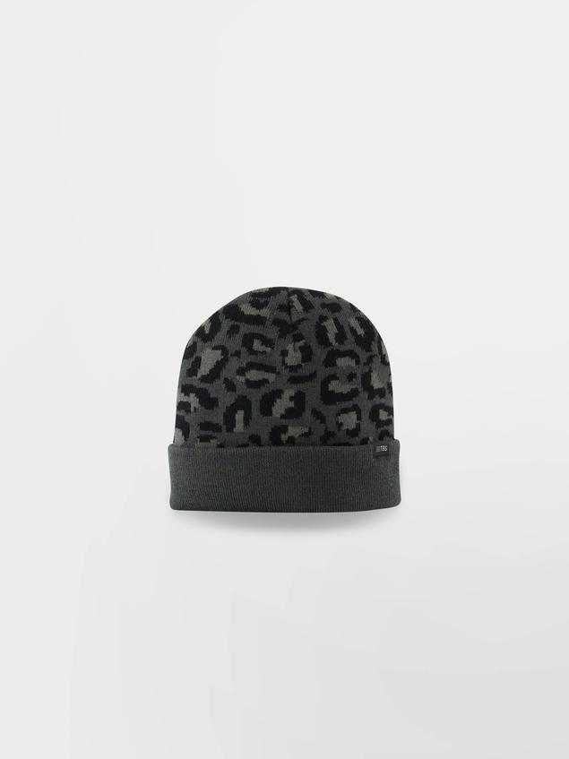 Bonnet Leopard noir SASHABON