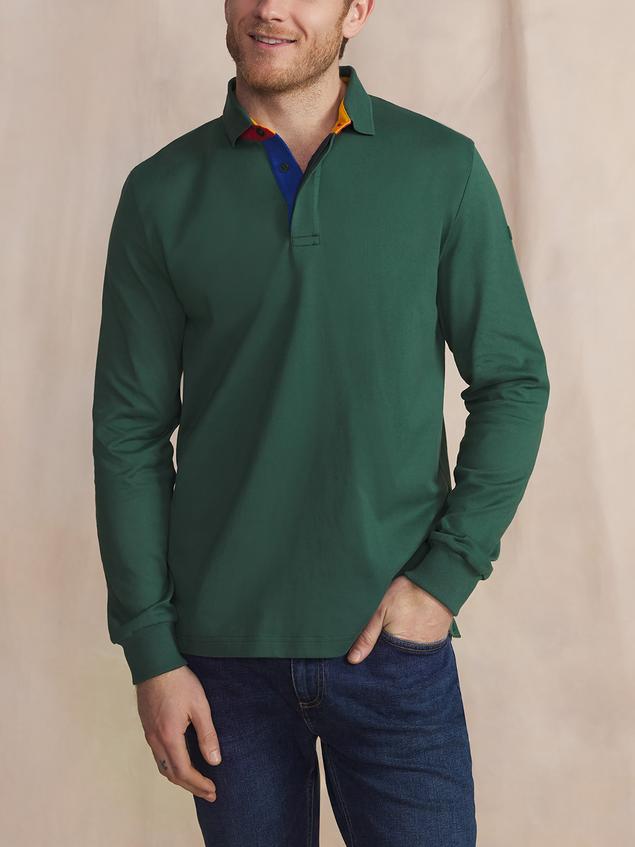 Polo Homme Jersey Coton Epais Rouge JONNAPOL