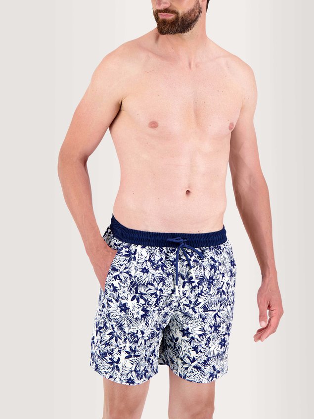 Short De Bain Homme Fabriqué en France Bleu