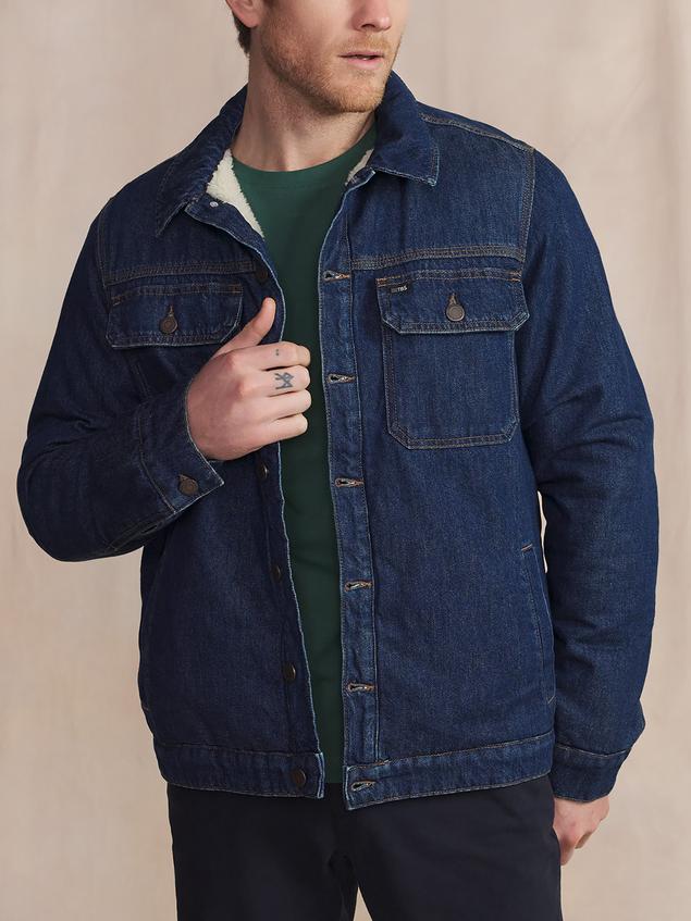 Veste Indigo Avec Manches Bleu MANKIVES