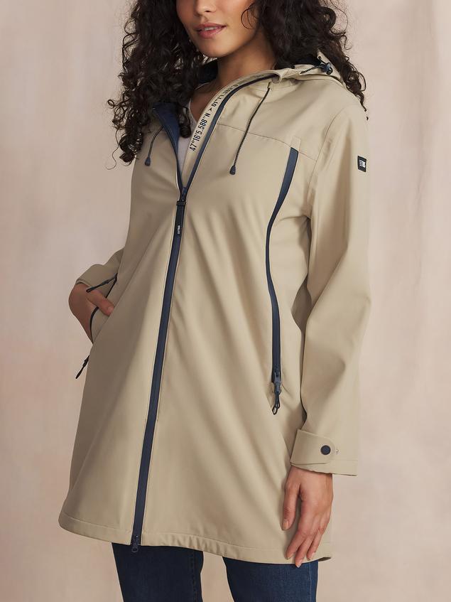 Manteau Avec Manches Beige DUNYAMAN