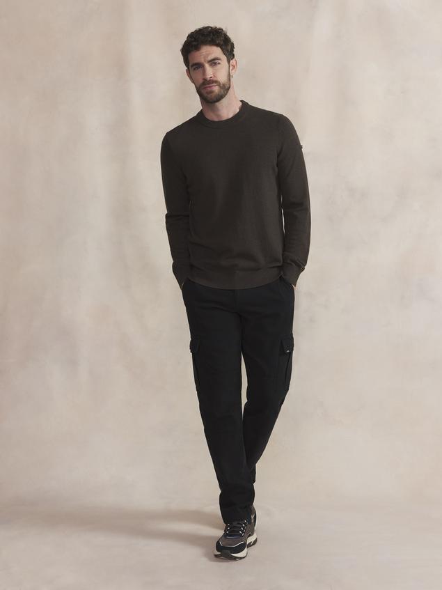 Pull Homme Brun MALIKRON