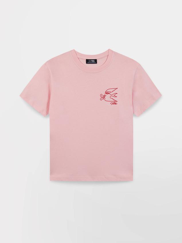 Women's knit T-shirt Petal NYANJA