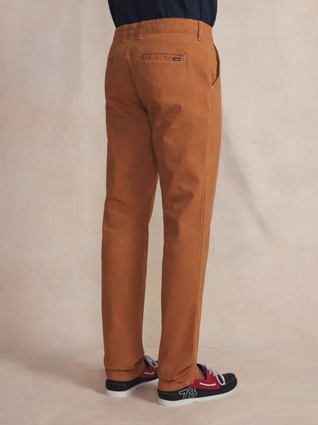 Chino homme marron teck PAVLOPAN
