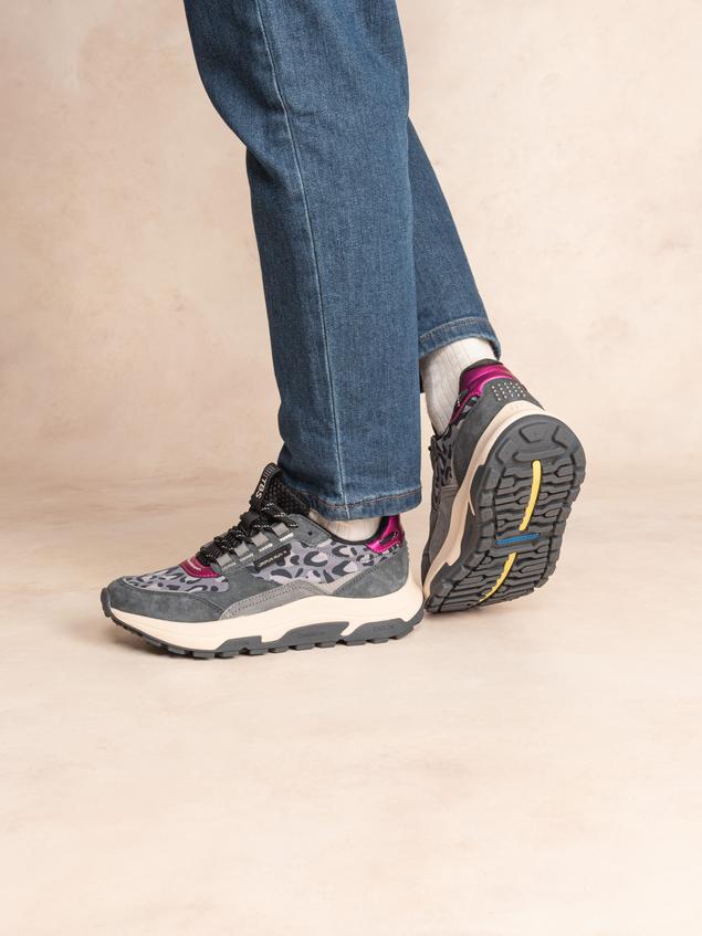 Tennis Noir Leopard JAZONNE