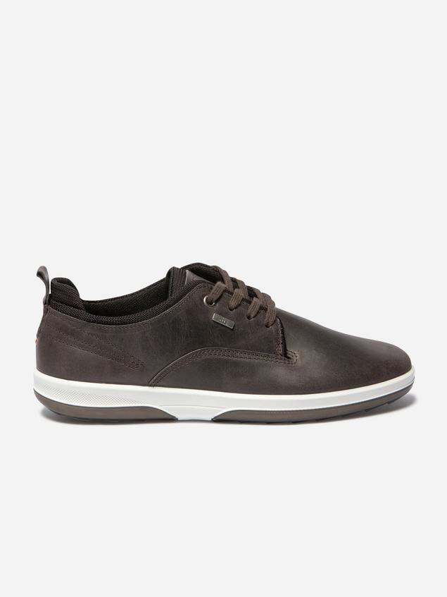 Baskets Homme Fabriquées en France Cuir Marron