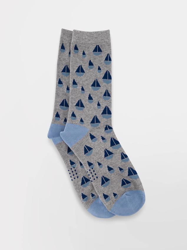 Chaussettes Homme Mi-mollets Gris GARYSOCK