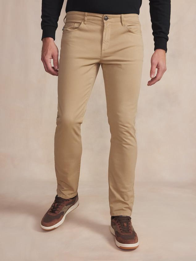 Pantalon Homme Coton Recyclé Marron Clair FILAOPAN