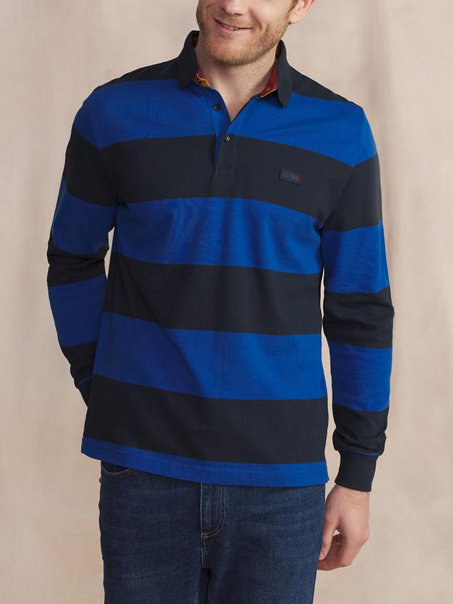 Polo Crepuscule Manches Longues Bleu MATIOPOL