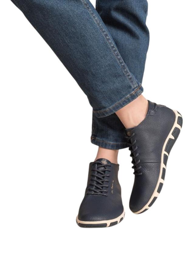 Tennis Montantes Femme Confort Bleu JUHAYNA