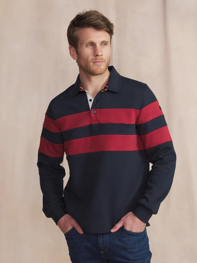 Sweat Marine Manches Longues Bleu RISLOCAM