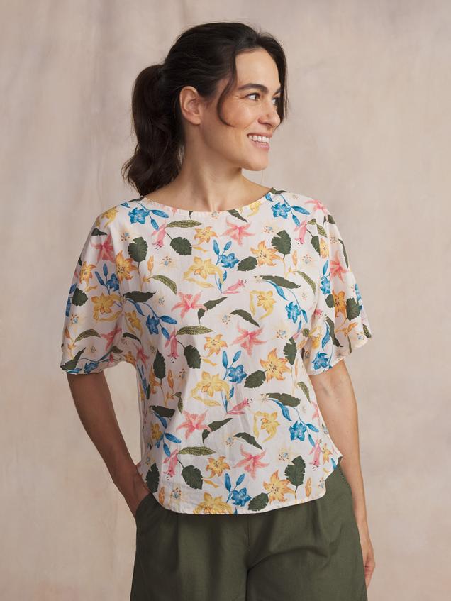 Blouse femme craie GYSELRON