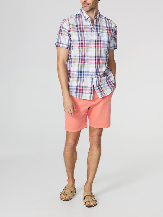 Chemise Homme à Carreaux Manches Courtes WILLYCHA