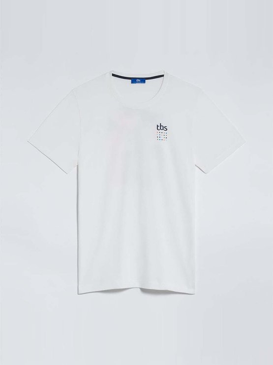Tee-shirt Homme Print Exclusif Coton Bio Blanc