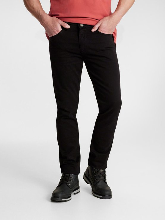 Pantalon Homme Coton Noir